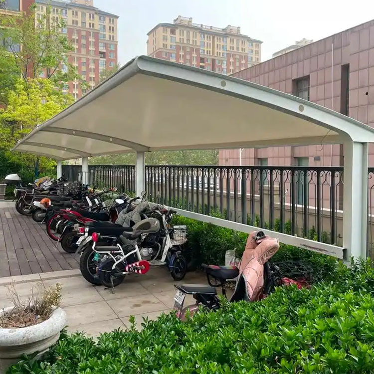 马边膜结构电动车棚