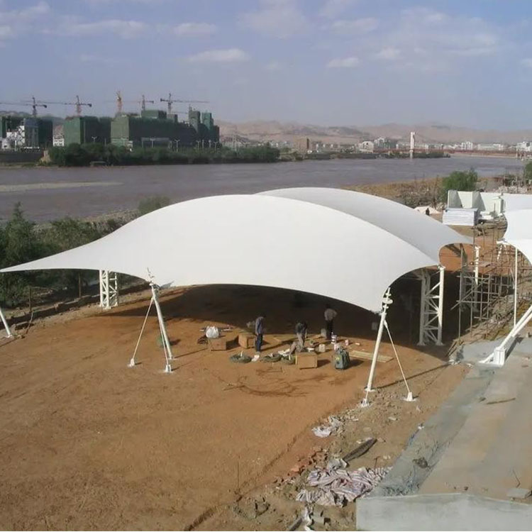 马边膜结构汽车棚